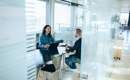 Employment Consultant interviewing a client who was injured at work